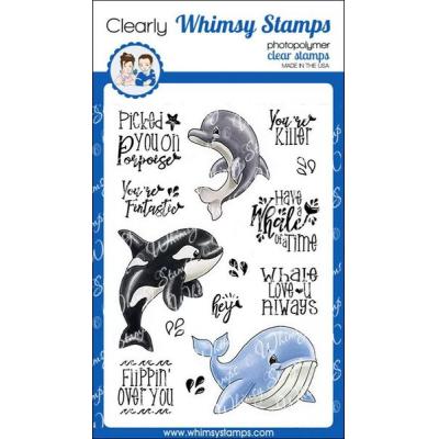 Whimsy Stamps Crissy Armstrong  Clear Stamps - Whale Of A Time